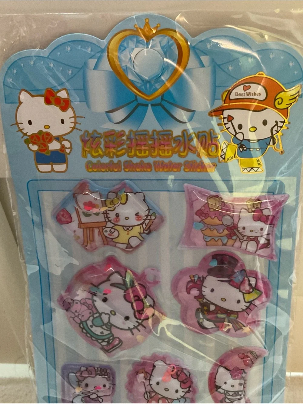 Hello Kitty Pink Sticker Set for Kids